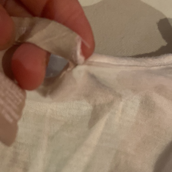 Banana Republic silk and cotton jersey top with funky cream and olive fl… - Picture 8 of 9